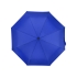 Зонт складной Cary , полуавтоматический, 3 сложения, с чехлом, темно-синий, темно-синий, купол- эпонж, каркас-сталь, спицы- фибергласс, ручка-дерево