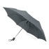 Зонт складной Irvine, полуавтоматический, 3 сложения, с чехлом, серый, серый, купол- эпонж, каркас-сталь, спицы- фибергласс, ручка-пластик с покрытием соф-тач