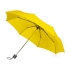 Зонт складной Columbus, механический, 3 сложения, с чехлом, желтый, желтый, купол- полиэстер, каркас-сталь, спицы- сталь, ручка- пластик