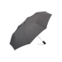 Зонт складной 5512 Asset полуавтомат, серый, серый, купол - эпонж , каркас - сталь,  ручка - soft touch