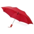 Зонт складной Tulsa, полуавтоматический, 2 сложения, с чехлом, красный, красный, купол- полиэстер, каркас-сталь, спицы- сталь, ручка-пластик