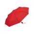 Зонт складной Fare автомат, красный, красный, купол - эпонж , каркас - сталь, спицы - стекловолокно, ручка - soft touch
