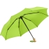 Зонт складной 5429 ÖkoBrella из бамбука, полуавтомат, лайм, лайм, купол - эпонж из переработанного пластика, каркас и ручка - бамбук, спицы - стекловолокно