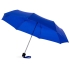 Зонт Ida трехсекционный 21,5, ярко-синий, ярко-синий/черный, полиэстер, металл, пластик