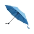 Зонт Wali полуавтомат 21, голубой, голубой, полиэстер/металл/стекловолокно/прорезиненный пластик