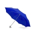 Зонт складной Tempe, механический, 3 сложения, с чехлом, синий, синий, купол- полиэстер, каркас-металл, спицы- фибергласс, ручка-пластик