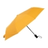 Зонт-автомат Dual с двухцветным куполом, желтый/черный, желтый/черный, купол - эпонж, спицы - стекловолокно, ручка - мягкий пластик