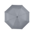 Зонт Alex трехсекционный автоматический 21,5, серый, серый, полиэстер, металл, пластик