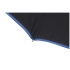 Зонт складной Уоки, черный/синий, черный/синий, эпонж/металл/пластик