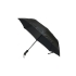 Складной зонт Mesh Small. Cerruti 1881, черный, полиэстер, пластик