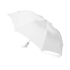 Зонт складной Tulsa, полуавтоматический, 2 сложения, с чехлом, белый, белый, купол- полиэстер, каркас-сталь, спицы- сталь, ручка-пластик