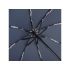 Зонт складной 5455 Profile автомат, черный, черный, купол - эпонж, каркас - сталь, спицы - стекловолокно, ручка - мягкий пластик