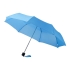 Зонт Ida трехсекционный 21,5, голубой, голубой/черный, полиэстер/металл/пластик