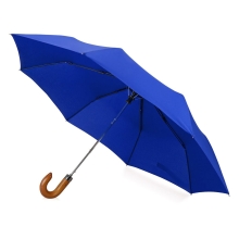Зонт складной Cary , полуавтоматический, 3 сложения, с чехлом, темно-синий