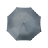 Зонт складной Tulsa, полуавтоматический, 2 сложения, с чехлом, серый, серый, купол- полиэстер, каркас-сталь, спицы- сталь, ручка-пластик