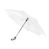 Зонт Alex трехсекционный автоматический 21,5, белый, белый, полиэстер