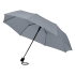 Зонт Wali полуавтомат 21, серый, серый, полиэстер, металл, стекловолокно, прорезиненный пластик