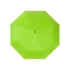 Зонт-автомат Dual с двухцветным куполом, зеленое яблоко/черный, зеленое яблоко/черный, купол - эпонж, спицы - стекловолокно, ручка - мягкий пластик