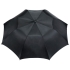 Зонт Argon 30 двухсекционный полуавтомат, черный, черный, полиэстер, металл, прорезиненный пластик