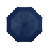 Зонт Ida трехсекционный 21,5, темно-синий, темно-синий/черный, полиэстер/металл/пластик