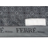 Зонт складной автоматический Ferre Milano, серый, серый с принтом, полиэстер