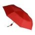 Зонт складной автоматический, красный, красный/серебристый, полиэстер