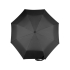 Зонт Wali полуавтомат 21, черный, черный, полиэстер/металл/стекловолокно/прорезиненный пластик