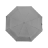Зонт-автомат складной Canopy, серый (P), серый, купол- эпонж 180t, каркас-сталь, спицы- фибергласс, ручка soft-touch