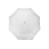 Зонт складной Tempe, механический, 3 сложения, с чехлом, белый, белый, купол- полиэстер, каркас-металл, спицы- фибергласс, ручка-пластик