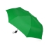 Зонт складной Columbus, механический, 3 сложения, с чехлом, зеленый, зеленый, купол- полиэстер, каркас-сталь, спицы- сталь, ручка- пластик