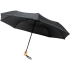 Автоматический складной зонт Bo из переработанного ПЭТ-пластика, черный, черный, эпонж полиэстер из переработанного пэт-пластика