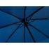 Бизнес зонт-автомат Britney с большим куполом, синий/темно-синий, синий/темно-синий, купол - эпонж, каркас- сталь, спицы - стекловолокно, ручка- покрытие софт-тач