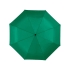 Зонт Alex трехсекционный автоматический 21,5, зеленый, зеленый, полиэстер, металл, пластик