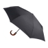 Зонт Samsonite, черный, черный, полиэстер/ручка-дерево