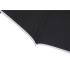 Зонт складной Уоки, черный/белый (Р), черный/белый, эпонж/металл/пластик