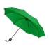 Зонт складной Columbus, механический, 3 сложения, с чехлом, зеленый, зеленый, купол- полиэстер, каркас-сталь, спицы- сталь, ручка- пластик