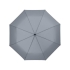 Зонт Wali полуавтомат 21, серый, серый, полиэстер, металл, стекловолокно, прорезиненный пластик