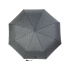 Зонт складной автоматический Ferre Milano, серый, серый с принтом, полиэстер