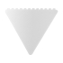 Треугольный скребок Frosty 2.0, белый, белый, переработанный hips пластик