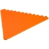 Треугольный скребок Frosty, оранжевый, оранжевый, пластик