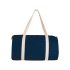 Хлопковая сумка Barrel Duffel, темно-синий/бежевый, темно-синий/бежевый, хлопок парусина