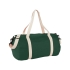 Хлопковая сумка Barrel Duffel, зеленый/бежевый, зеленый/бежевый, хлопок парусина
