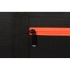 Сумка спортивная Master с цветными молниями, неоново-оранжевый, черный/оранжевый, 100% полиэстер