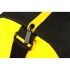 Сумка спортивная Master с цветными молниями, неоново-желтый, черный/неоновый желтый, 100% полиэстер