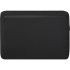 Чехол Rise для ноутбука с диагональю экрана 15,6 дюйма, изготовленный из переработанных материалов согласно стандарту GRS - сплошной черный, черный, переработанный полиэстер 900d