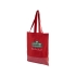 Хлопковая сумка-тоут Aylin с серебристыми вставками (плотность 140 г/м²), красный, хлопок