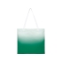 Эко-сумка Rio с плавным переходом цветов, зеленый, зеленый, полиэстер
