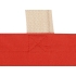 Сумка для шопинга Steady из хлопка с парусиновыми ручками, 260 г/м2, красный, красный, 100% хлопок