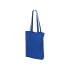 Складывающаяся сумка Skit из хлопка на молнии, синий, синий, 100% хлопок