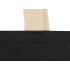 Сумка для шопинга Steady из хлопка с парусиновыми ручками, 260 г/м2, черный, черный, 100% хлопок